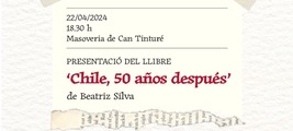 Esplugues de Llobregat: presentación de 'Chile, 50 años después'
